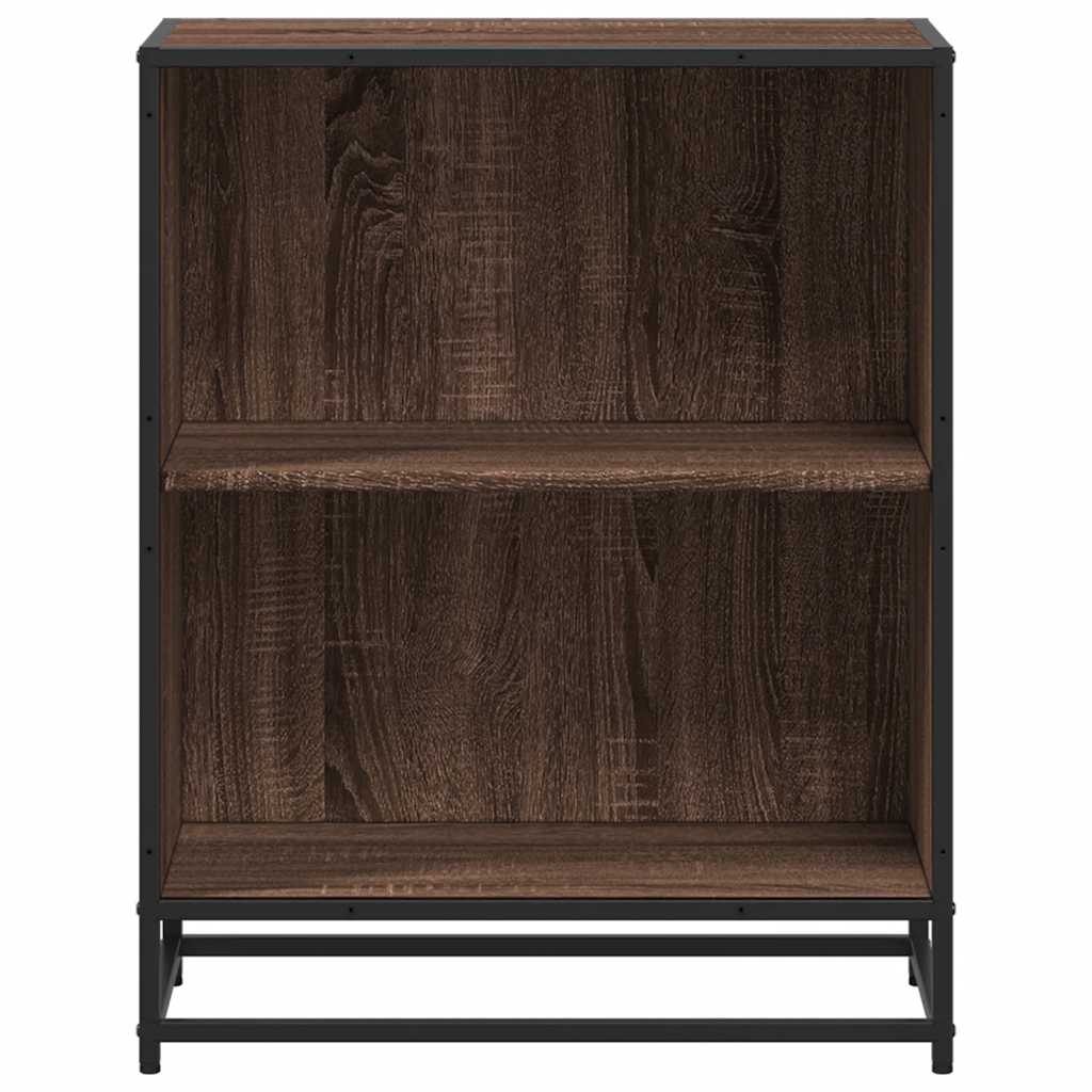 Book Cabinet Brown Oak 60x35x76 cm Engineered Wood