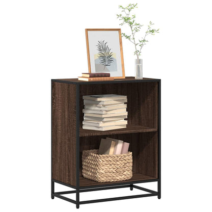 Book Cabinet Brown Oak 60x35x76 cm Engineered Wood