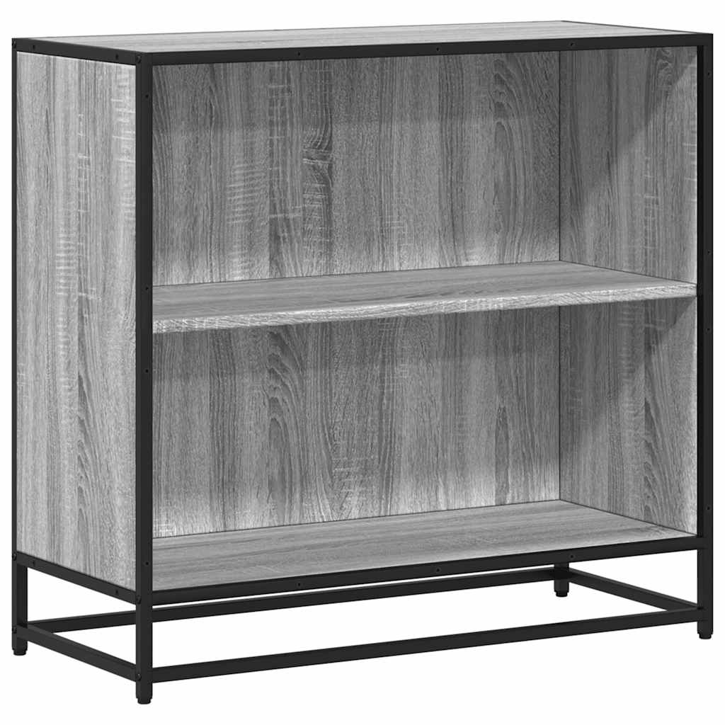 Book Cabinet Grey Sonoma 80x35x76 cm Engineered Wood