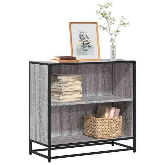 Book Cabinet Grey Sonoma 80x35x76 cm Engineered Wood