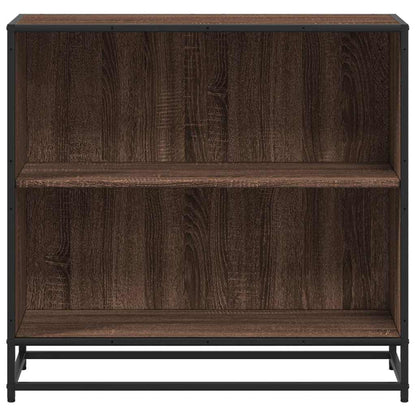 Book Cabinet Brown Oak 80x35x76 cm Engineered Wood