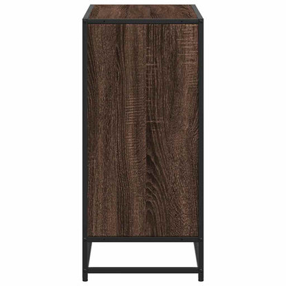 Book Cabinet Brown Oak 80x35x76 cm Engineered Wood