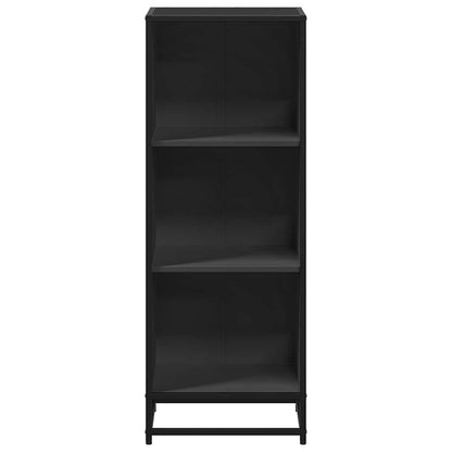 Book Cabinet Black 40x35x107.5 cm Engineered Wood