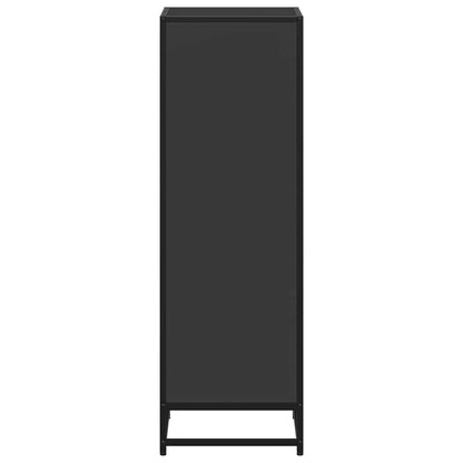 Book Cabinet Black 40x35x107.5 cm Engineered Wood