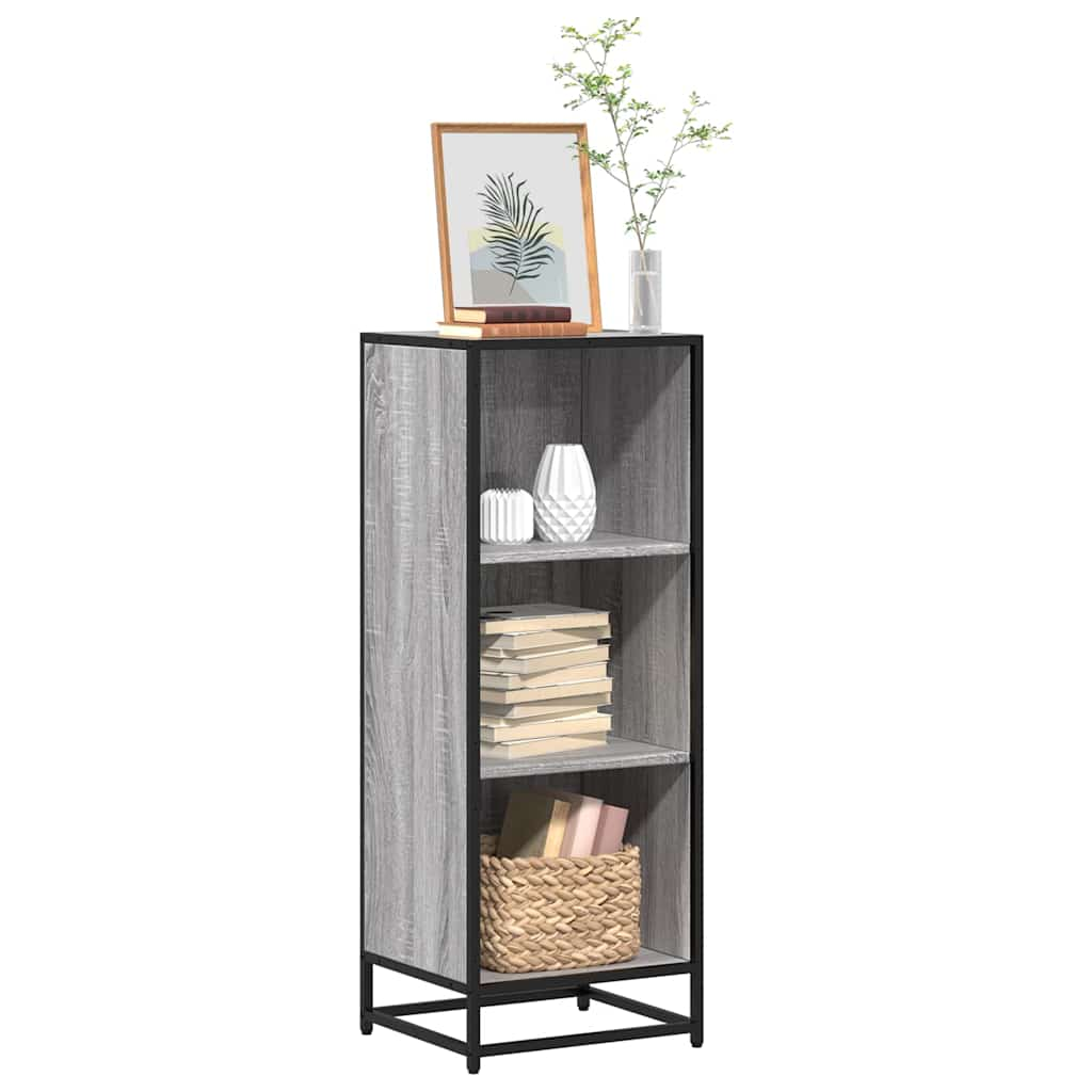 Book Cabinet Grey Sonoma 40x35x107.5 cm Engineered Wood