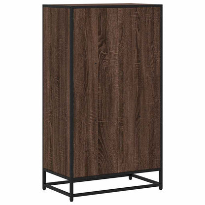 Book Cabinet Brown Oak 60x35x107.5 cm Engineered Wood