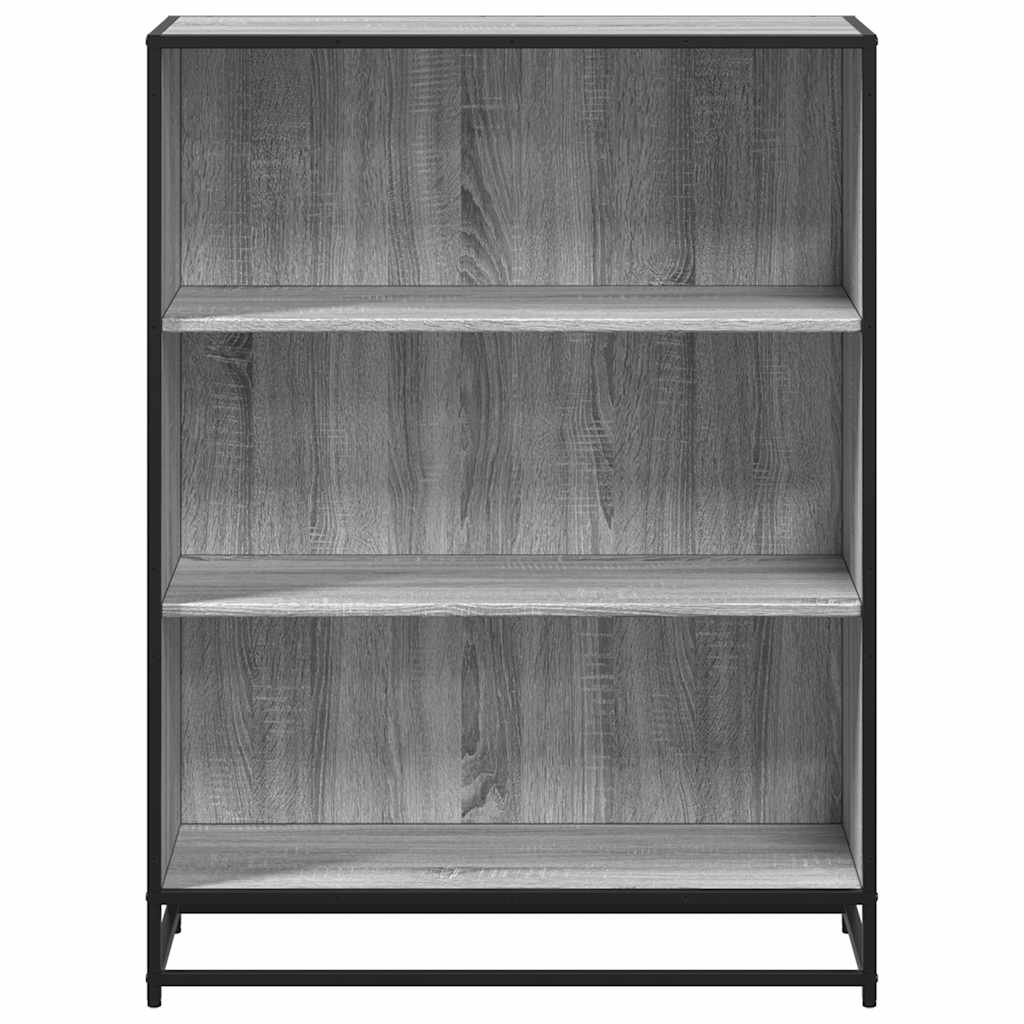 Book Cabinet Grey Sonoma 80.5x35x107.5 cm Engineered Wood