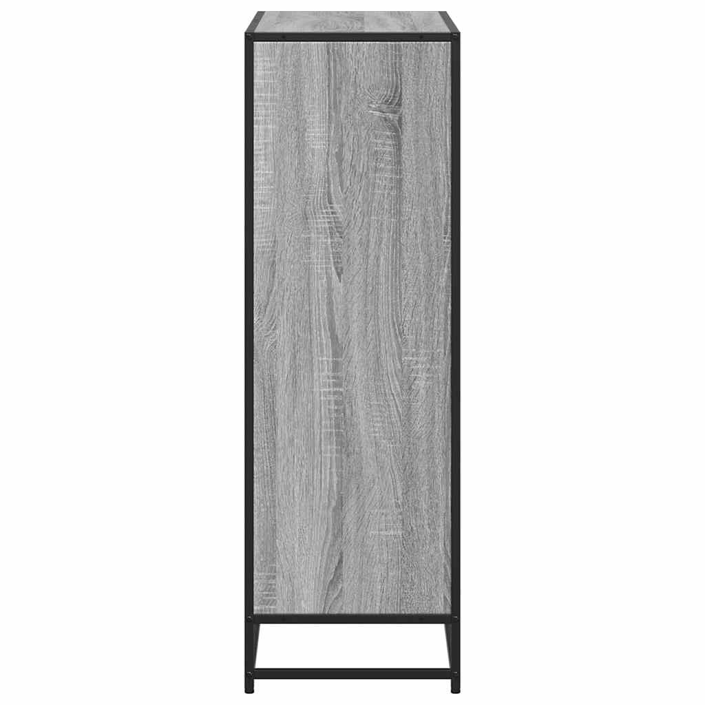 Book Cabinet Grey Sonoma 80.5x35x107.5 cm Engineered Wood