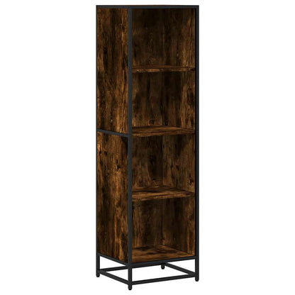 Book Cabinet Smoked Oak 40x35x139 cm Engineered Wood