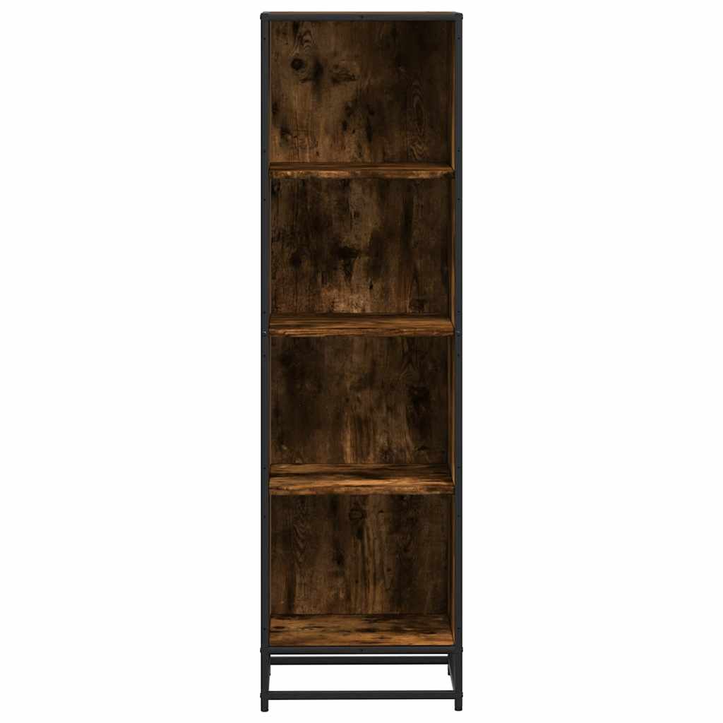 Book Cabinet Smoked Oak 40x35x139 cm Engineered Wood