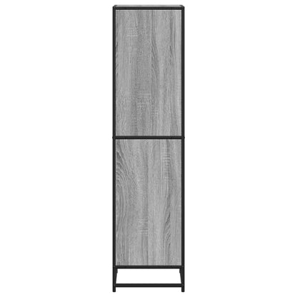 Book Cabinet Grey Sonoma 40x35x139 cm Engineered Wood