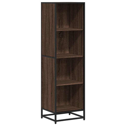 Book Cabinet Brown Oak 40x35x139 cm Engineered Wood