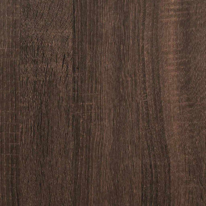 Book Cabinet Brown Oak 40x35x139 cm Engineered Wood