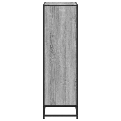 Book Cabinet Grey Sonoma 65.5x33x107.5 cm Engineered Wood
