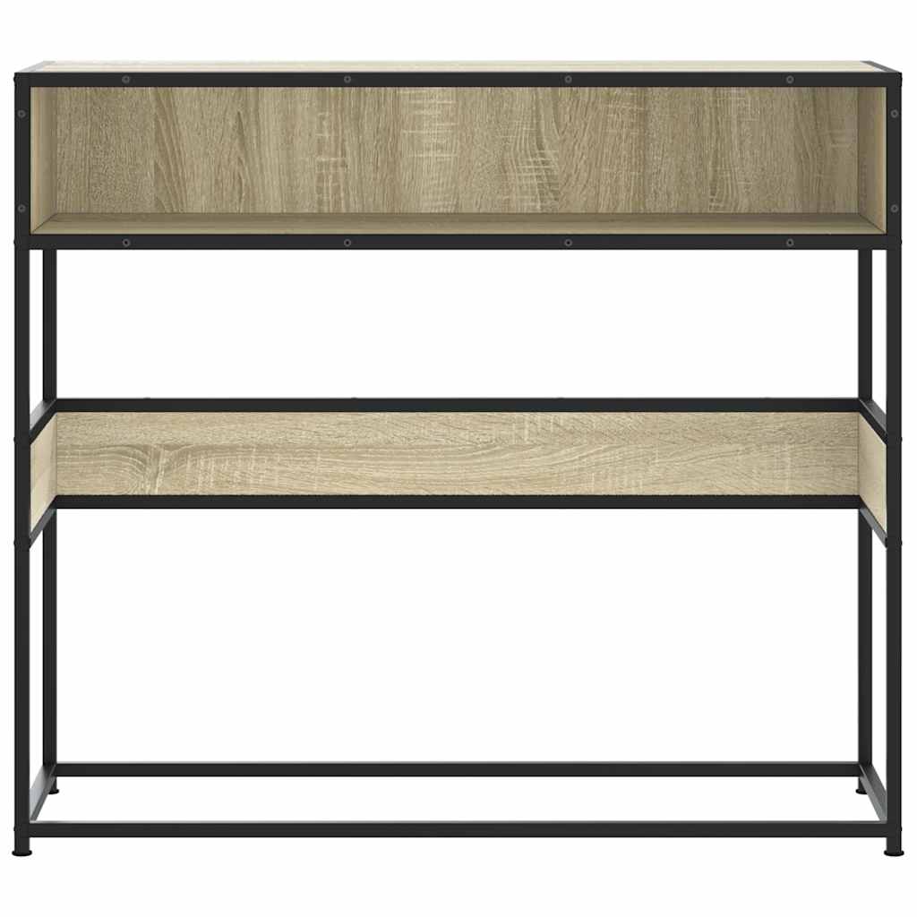 Console Table Sonoma Oak 90x35x80 cm Engineered Wood