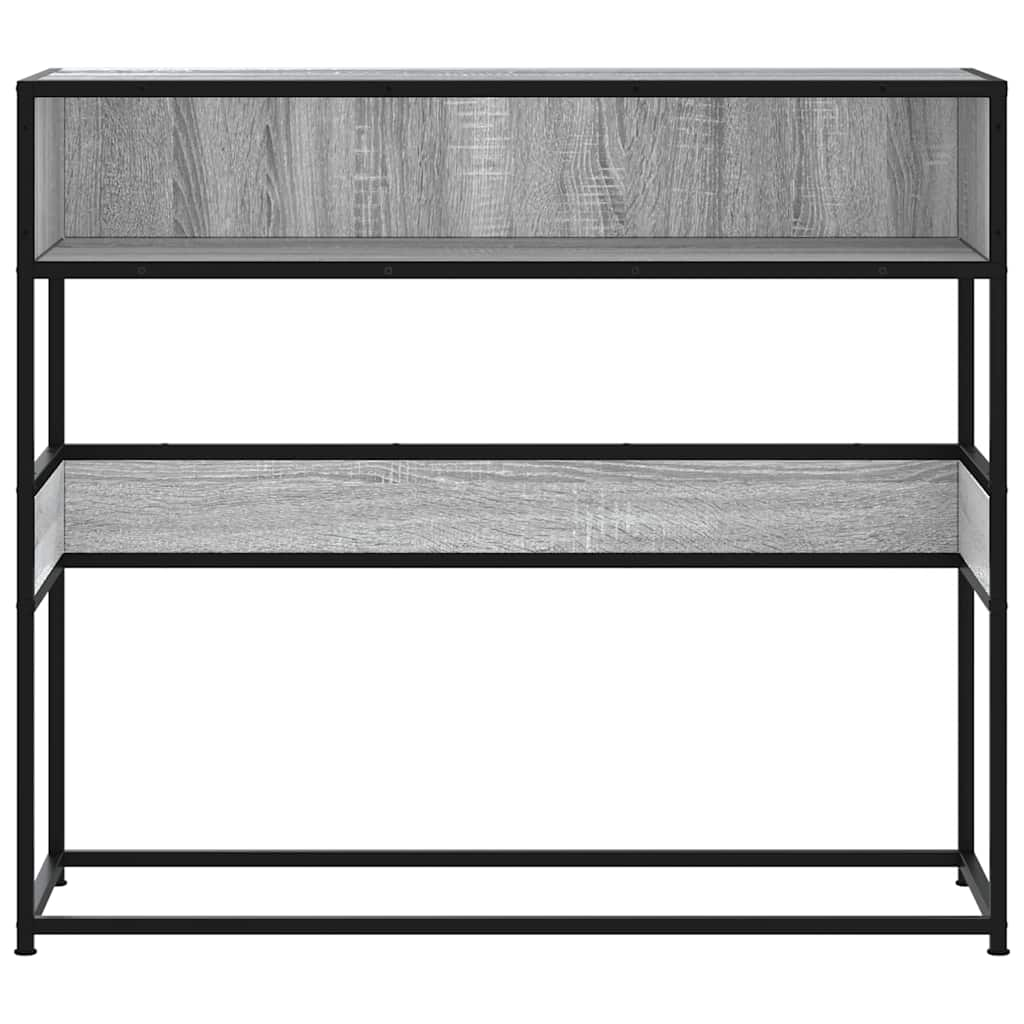 Console Table Grey Sonoma 90x35x80 cm Engineered Wood