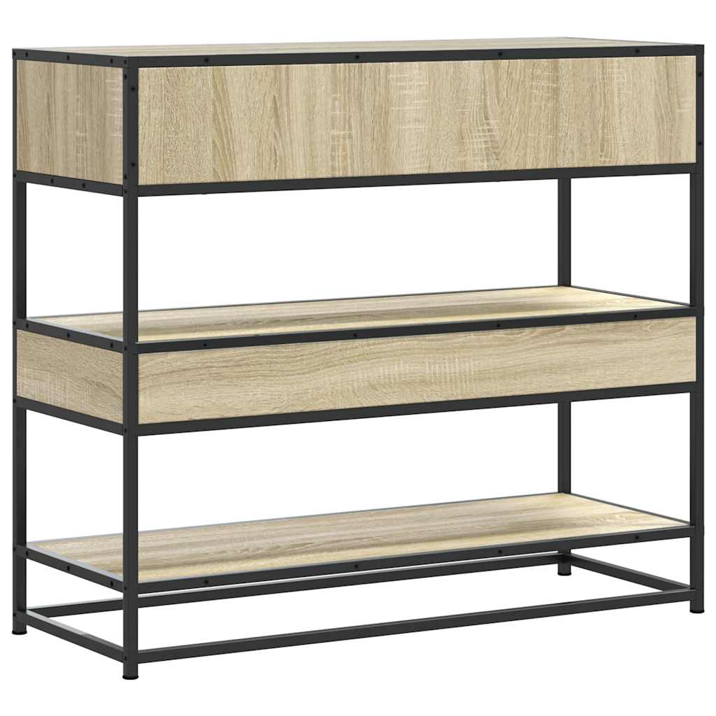 Console Table Sonoma Oak 90x35x80 cm Engineered Wood