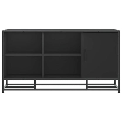 Shoe Bench Black 100x40x53.5 cm Engineered Wood and Metal