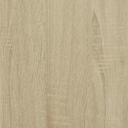 Shoe Bench Sonoma Oak 60x40x53.5 cm Engineered Wood and Metal