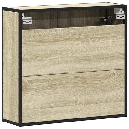 Bathroom Mirror Cabinet Sonoma Oak 65x20x60 cm Engineered Wood