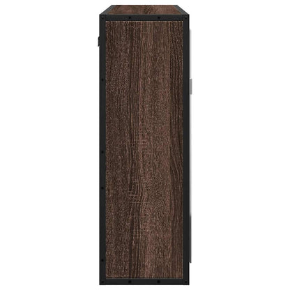 Bathroom Mirror Cabinet Brown Oak 65x20x60 cm Engineered Wood