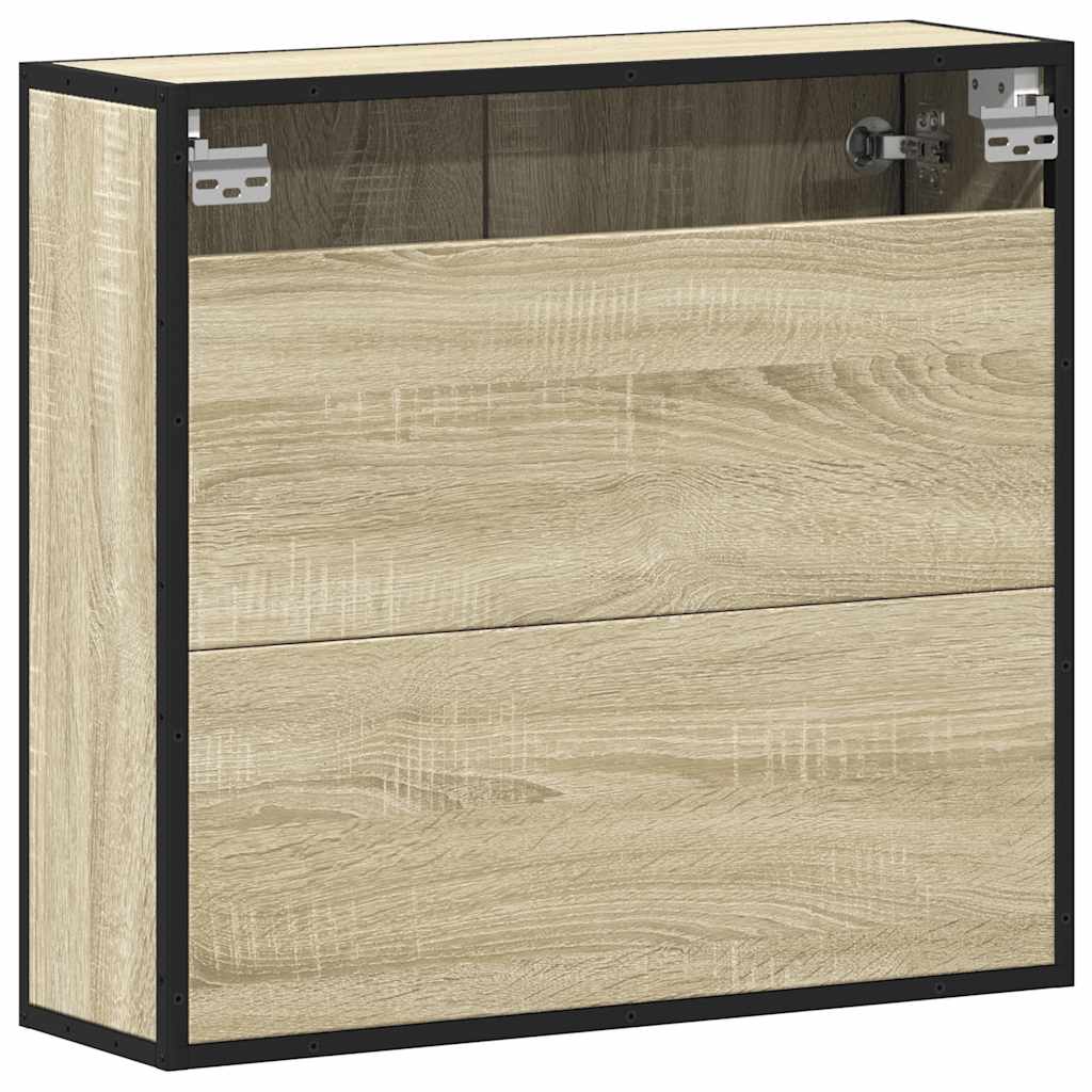 Bathroom Mirror Cabinet Sonoma Oak 65x20x60 cm Engineered Wood