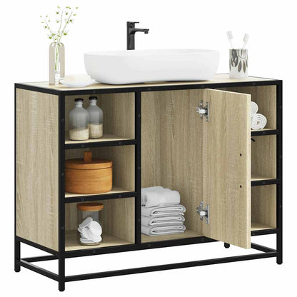 Bathroom Sink Cabinet Sonoma Oak 80x33x60 cm Engineered Wood