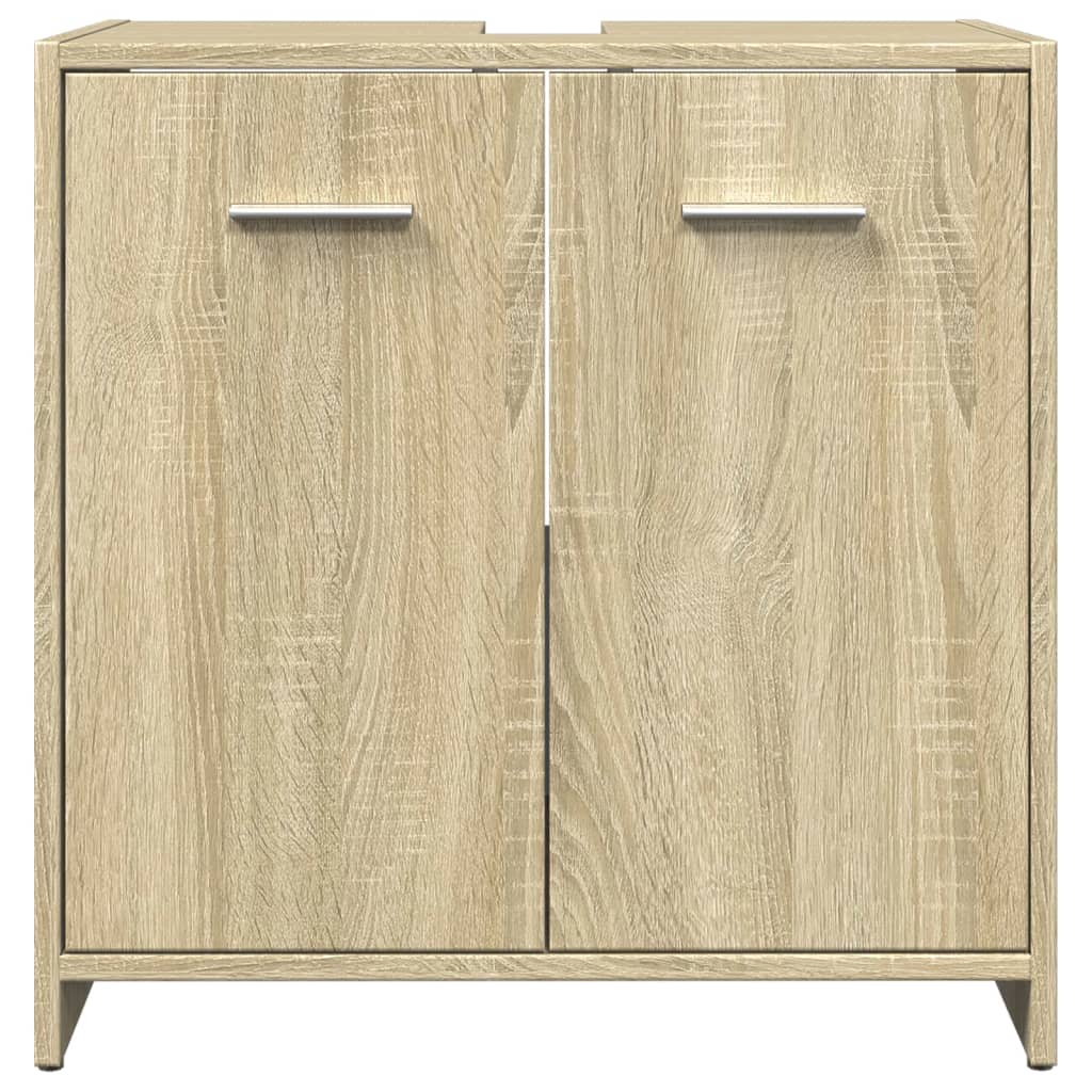 Bathroom Sink Cabinet Sonoma Oak 60x33x60 cm Engineered Wood