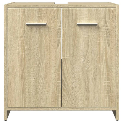 Bathroom Sink Cabinet Sonoma Oak 60x33x60 cm Engineered Wood