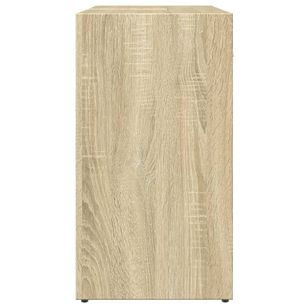 Bathroom Sink Cabinet Sonoma Oak 60x33x60 cm Engineered Wood