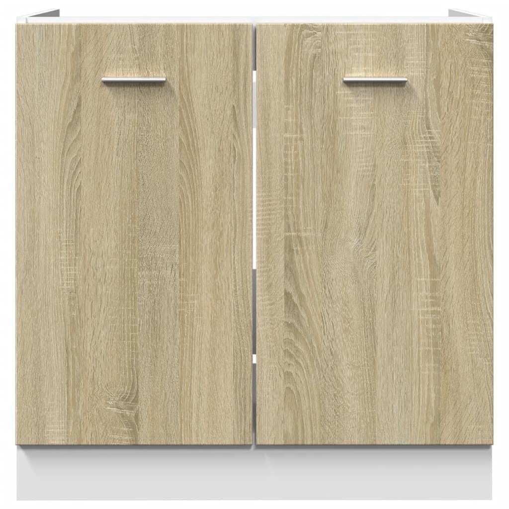 Bottom Cabinet Sonoma Oak 80x46x81.5 cm Engineered Wood