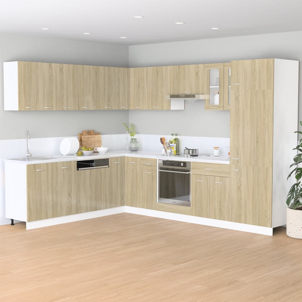 Wall Mounted Cabinets 2 pcs Sonoma Oak 50x31x60 cm Engineered Wood