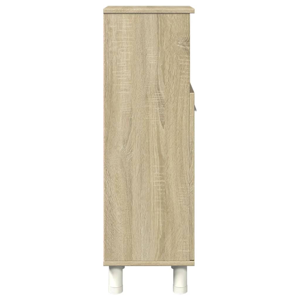 Bathroom Cabinet Sonoma Oak 30.5x30x95 cm Engineered Wood