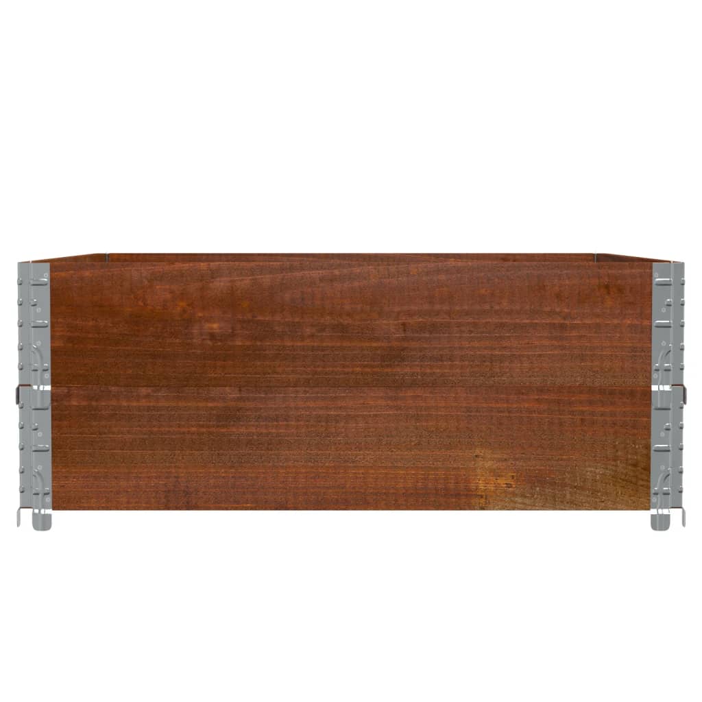 Garden Planter Brown 100x100 cm Solid Wood Pine