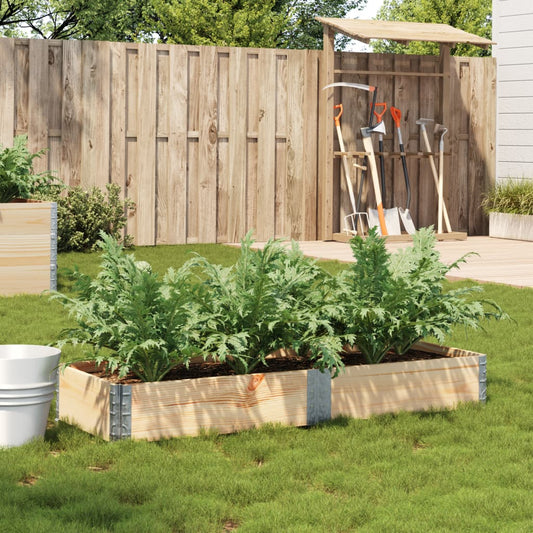 Garden Planter 150x50 cm Solid Wood Pine