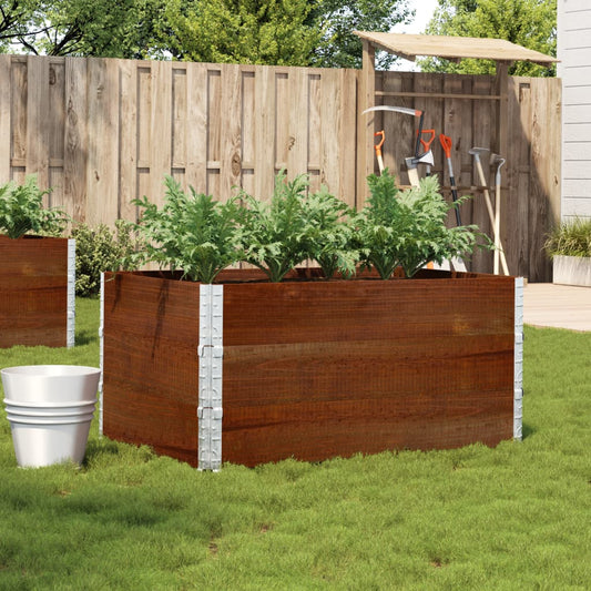 Garden Planter Brown 120x80 cm Solid Wood Pine