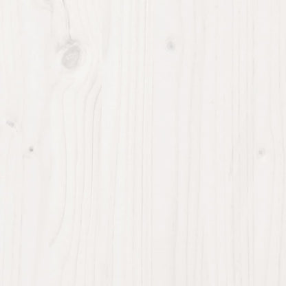 Kids' House Bed Frame without Mattress White 90x200 cm Pine
