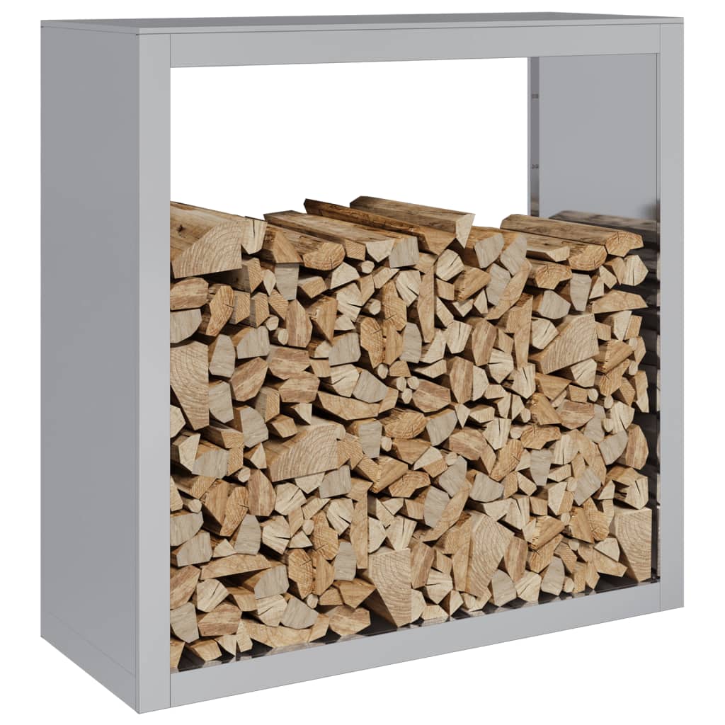 Firewood Rack 100x40x100 cm Galvanised Steel