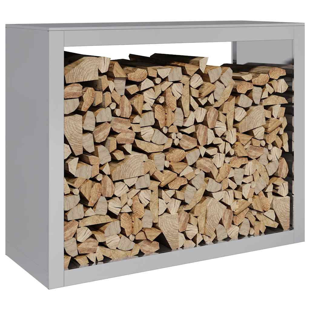 Firewood Rack 100x40x80 cm Galvanised Steel