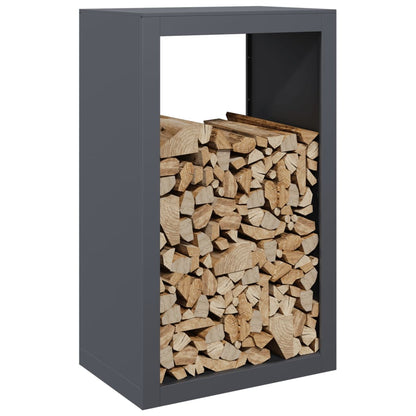 Firewood Rack Anthracite 60x40x100 cm Steel