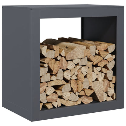 Firewood Rack Anthracite 60x40x60 cm Steel