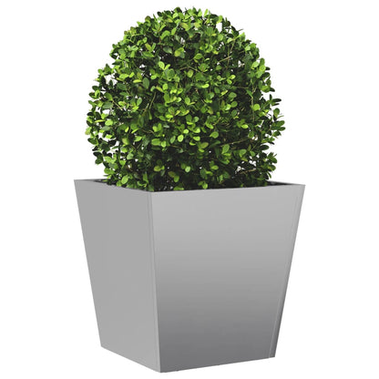 Garden Planter 40x40x40 cm Galvanised Steel