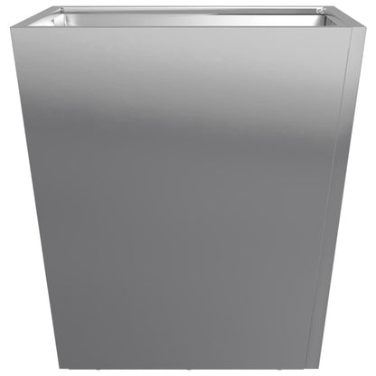 Garden Planters 40x40x40 cm 2 pcs Galvanised Steel