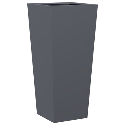 Garden Planter Anthracite 35x35x75 cm Steel