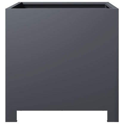 Garden Planters 2 pcs Anthracite 40x40x40 cm Steel