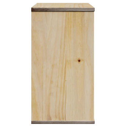 Bathroom Wall Cabinet OTTA 35x30x55 cm Solid Wood Pine