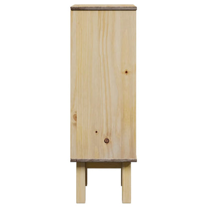 Bathroom Cabinet OTTA 35x30x90 cm Solid Wood Pine