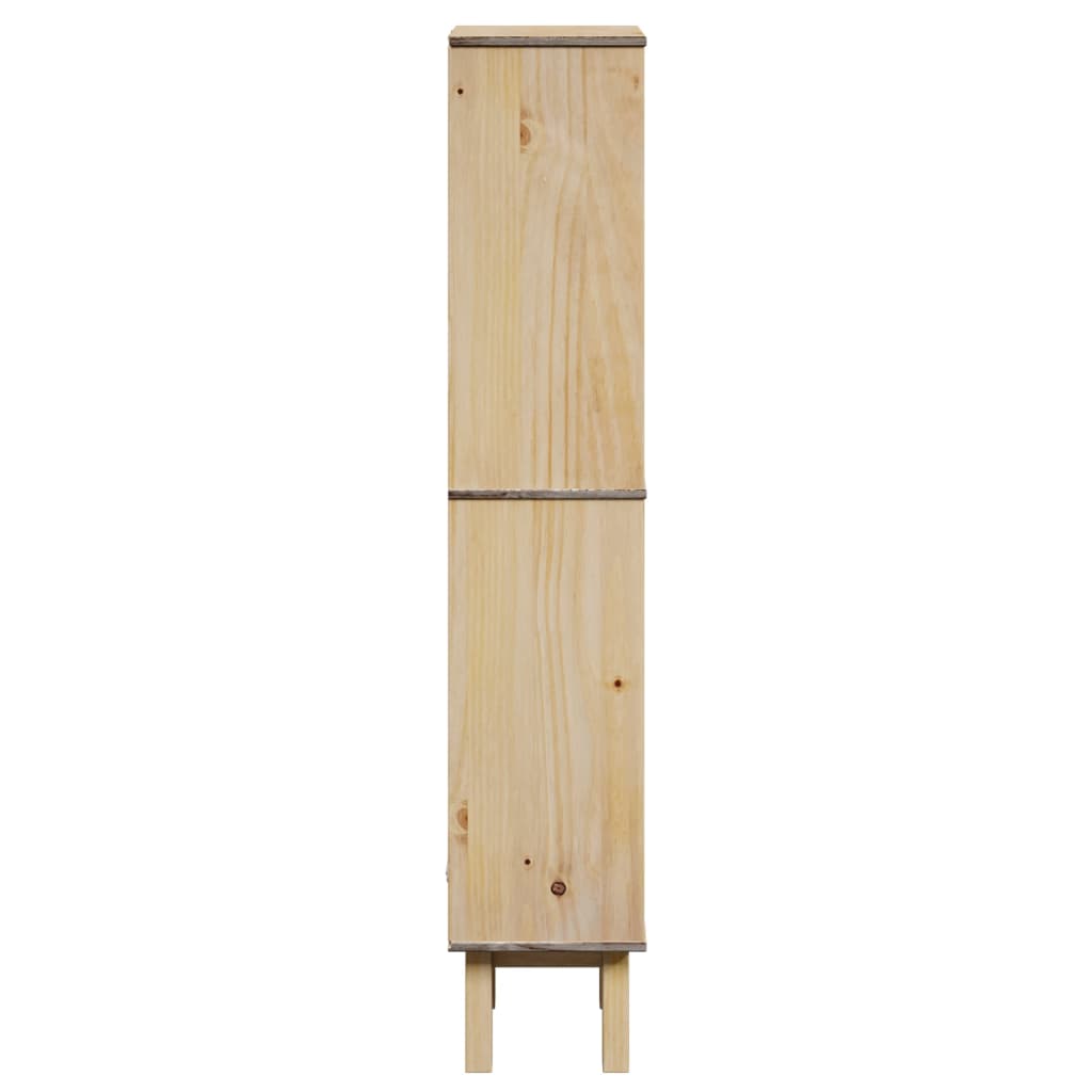 Bathroom Cabinet OTTA 35x30x159 cm Solid Wood Pine