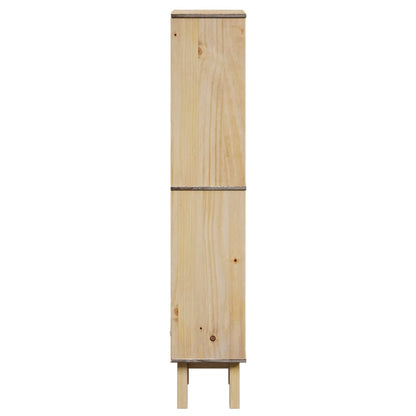 Bathroom Cabinet OTTA 35x30x159 cm Solid Wood Pine