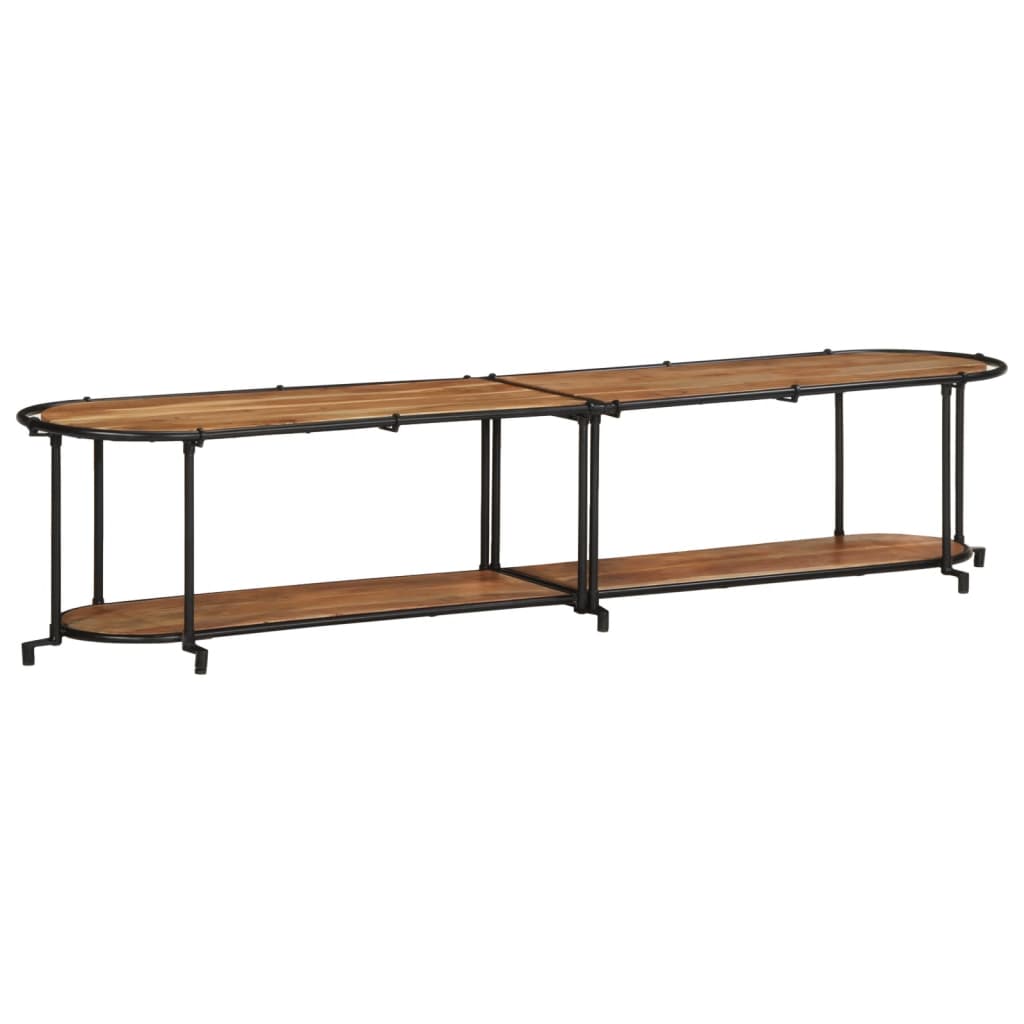 TV Cabinet 200x42x40 cm Solid Wood Acacia